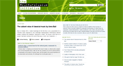 Desktop Screenshot of culturalvalueinitiative.org