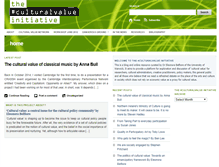 Tablet Screenshot of culturalvalueinitiative.org
